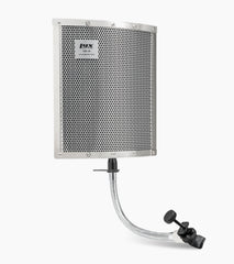 VRI-40 sound-absorbing vocal shield with gooseneck arm aluminum construction