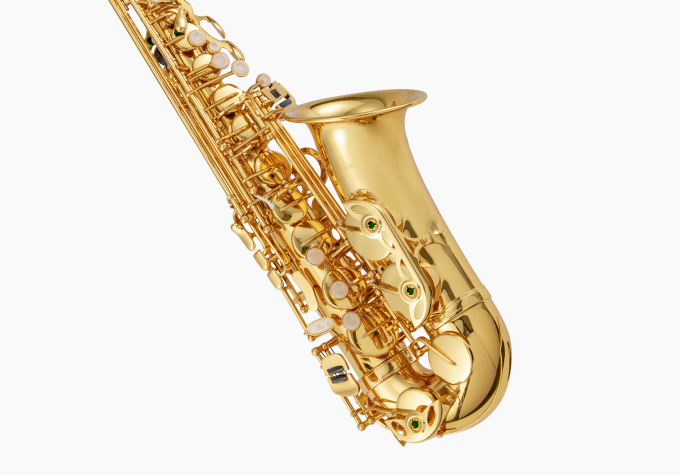 gold e flat alto sax  