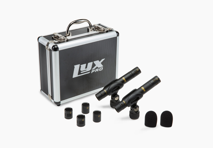 pencil condenser mic accessory kit with cardioid, super cardioid pickups