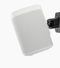 pro grip wall mounted speaker bracket in black with speaker mounted
